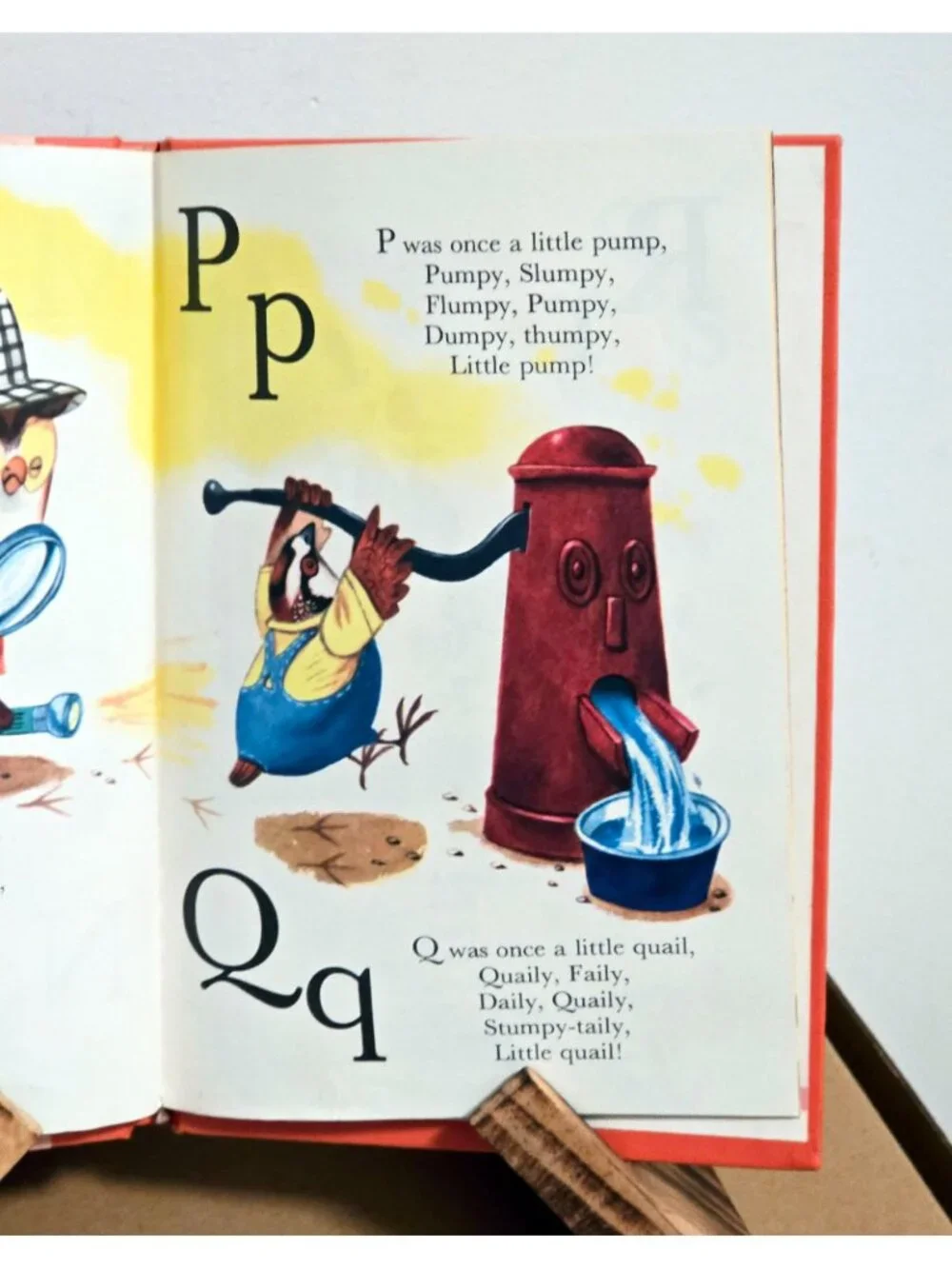 1962 Edward Lear's A Nonsense Alphabet Richard Scarry 1st Edition VTG Hardcover